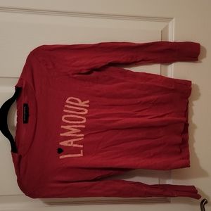 Banana Republic Dark Pink Sweater Petite XS